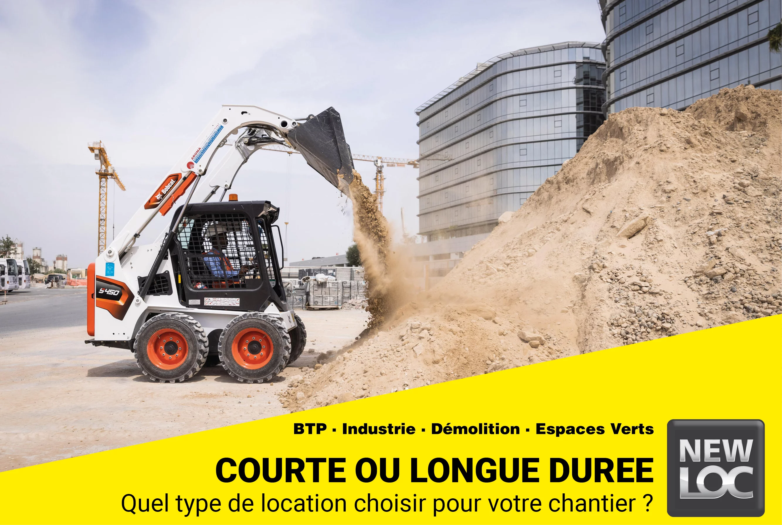 Location courte vs longue durée pour vos chantiers parisiens