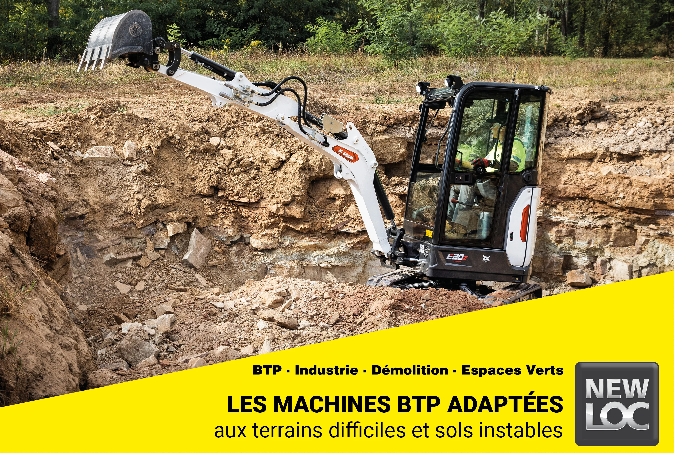 Les machines BTP adaptées aux terrains difficiles et sols instables
