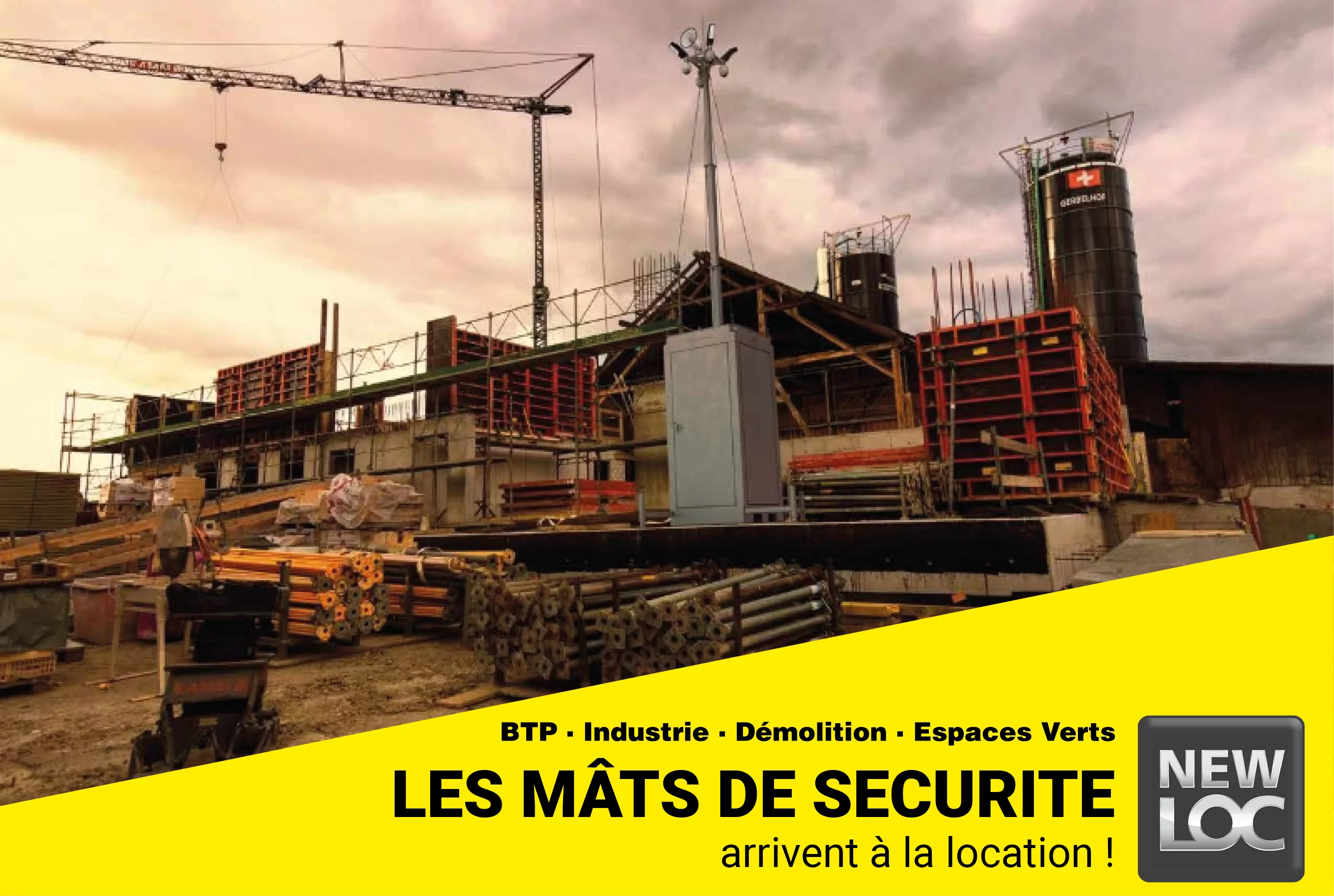 Les mâts de sécurité HYPERVIGIE sont à la location !