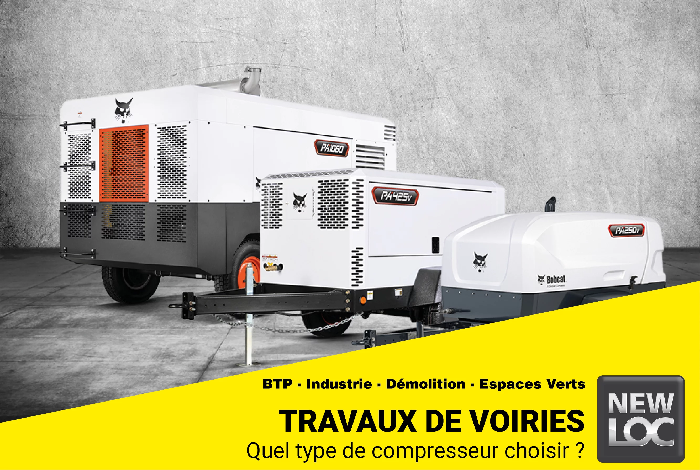 Quel compresseur pour vos travaux de voirie en Île de France ?